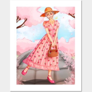 Sugawara and the Strawberry dress Posters and Art